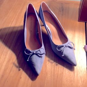 Zara Powder Blue Kitten Heels